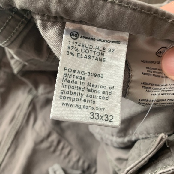 AG Adriano Goldschmied Pants - 33x30 HEMMED - Picture 3 of 7